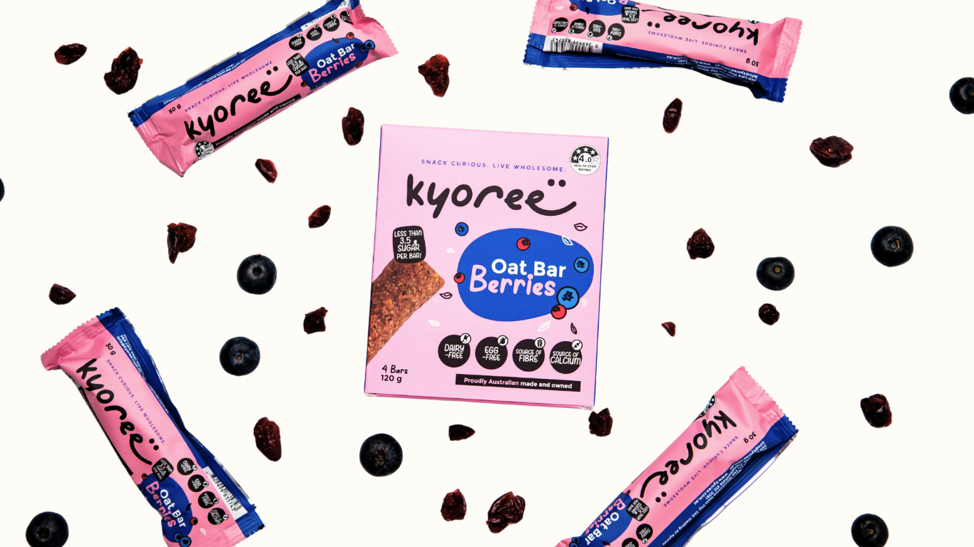 BOX: Oat Bar Berries 120g (30g x 4)
