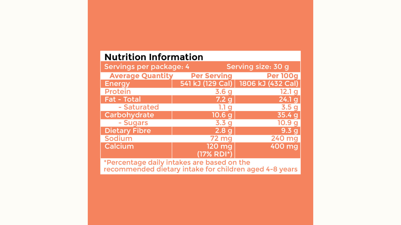 Oat Bar Banana 120g (30g x 4)