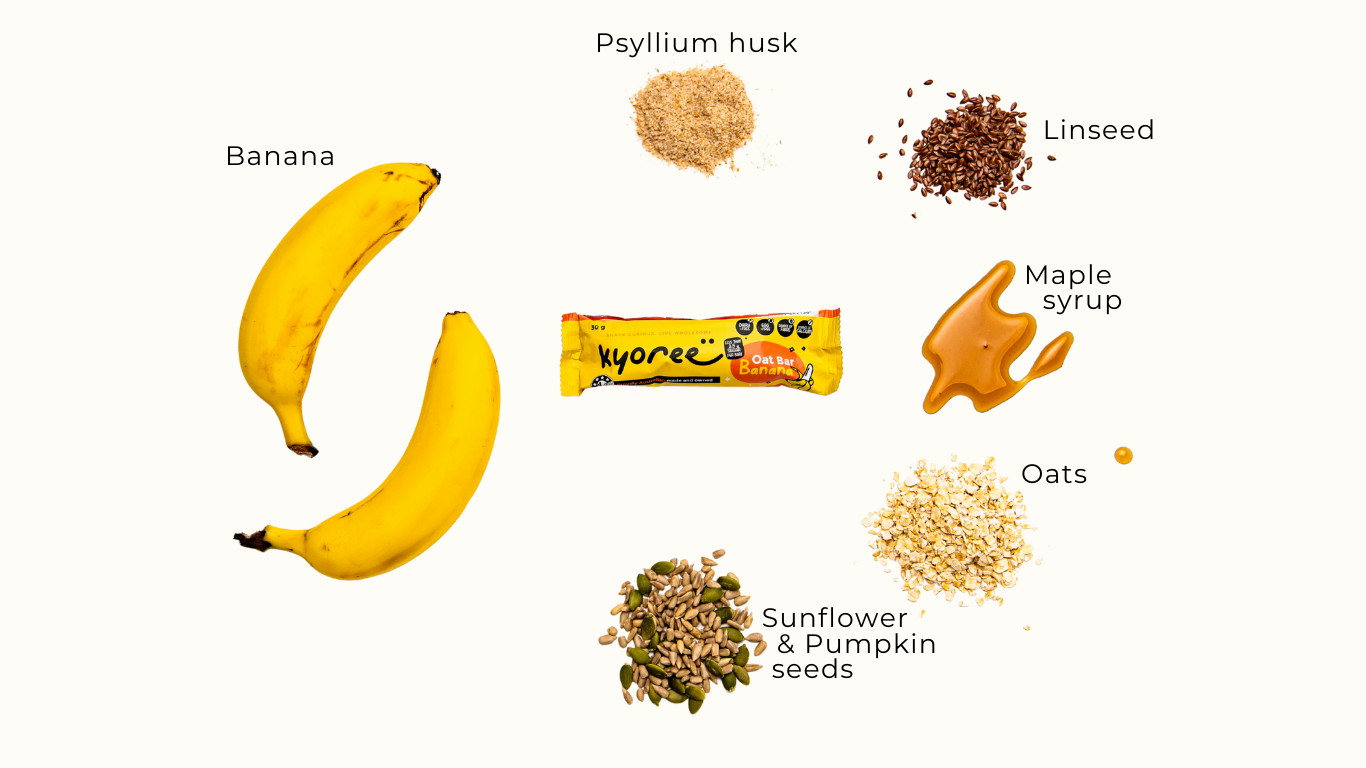 Oat Bar Banana 120g (30g x 4)